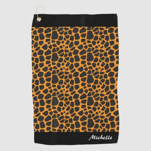 luipaard golfhanddoek (Voorkant)