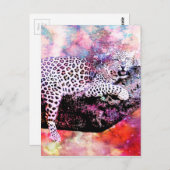 LUIPAARD IN BOOM BRIEFKAART (Voorkant / Achterkant)