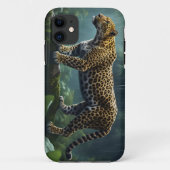 Luipaard in regenachtig Oerwoud Case-Mate iPhone Case (Achterkant)