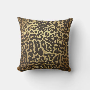 Luipaard Jachtluipaar Dier Huid Print Modern Glamo Kussen