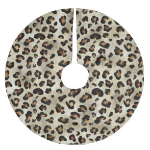 Luipaard Jachtluipaard Dierprintpatroon Beige Brui Kerstboom Rok