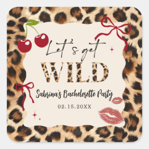 Luipaard Jachtluipaard Meisjesfeest Sticker