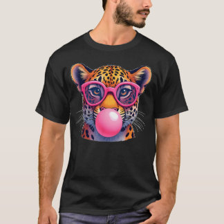Luipaard Jachtluipaard Schattig Jaguar Kat Zonnebr T-shirt