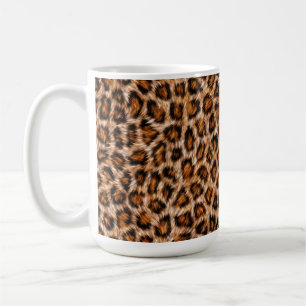 Luipaard Jaguar Kat Bruine Vacht Patroon Koffiemok