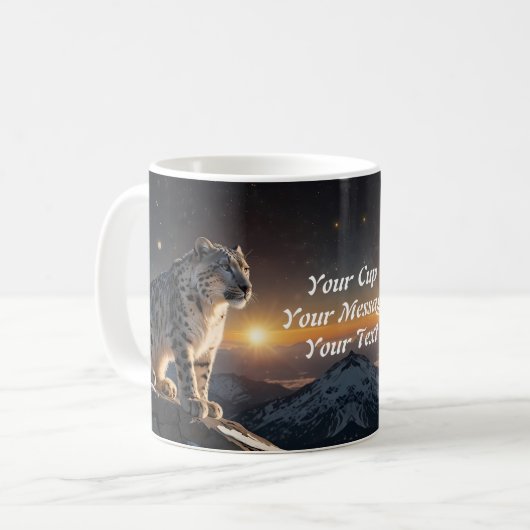 Luipaard Koffiemok (Voorkant links)
