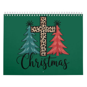 Luipaard Kruis Kerstbomen Christelijk  Kalender