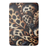 Luipaard Luxe: Slaap met Fierce Style Badmat (Voorkant Verticaal)