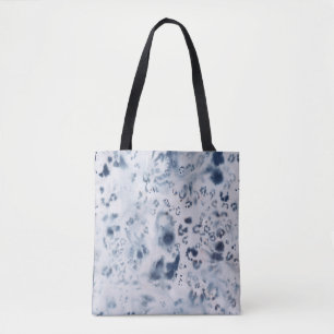 Luipaard marineblauw canvas tas dierlijke kunst ch