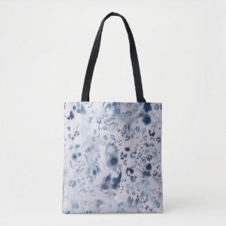 Luipaard marineblauw canvas tas dierlijke kunst ch