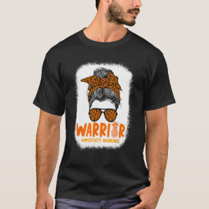 Luipaard Messy Bun Onvruchtbaarheid Awareness Anan T-shirt