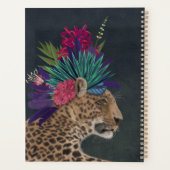 Luipaard met tropisch hoofdartikel planner (Achterkant)