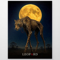 Luipaard Monocle gotische Surrealist