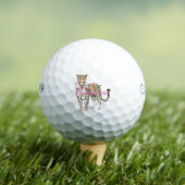 Luipaard Monogram Naam Golfballen (Insitu Shirt)