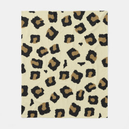 Luipaard Naadloos Patroon Fleece Deken