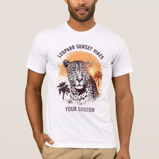 luipaard op Sunset T-shirt