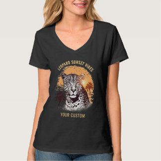 luipaard op Sunset T-shirt