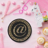 Luipaard @ papieren bordje (Feest)