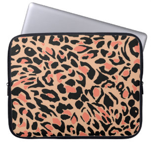  luipaard patroonontwerp laptop sleeve