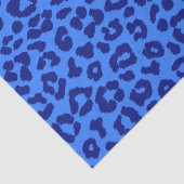 Luipaard Print-Blue- Tissuepapier (Detail)