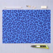 Luipaard Print-Blue- Tissuepapier (Craft)