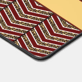 Luipaard Print Chevron Bureaumat (Hoek)