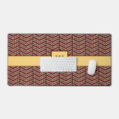 Luipaard Print Chevron Bureaumat (Keyboard & Muis)