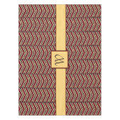 Luipaard Print Chevron tafelkleed (Voorkant)