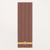 Luipaard Print Chevron Yoga Mat (Voorkant)