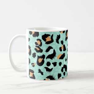 Luipaard print, dierlijk patroon koffiemok