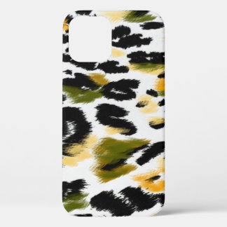 Luipaard print: dierlijke textuur achtergrond iPhone 12 hoesje