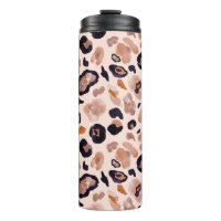 Luipaard print, naadloze, beige achtergrond.