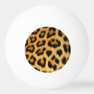 Luipaard print paddle pingpongballen