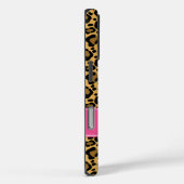 Luipaard print patroon roze gepersonaliseerd Case-Mate iPhone case (Achterkant / Rechts)
