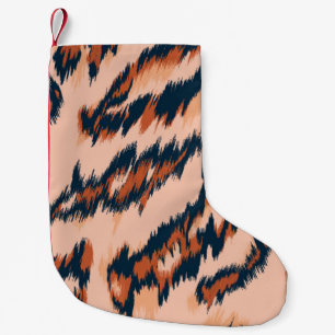 Luipaard Print: Textiel naadloos ontwerp. Kleine Kerstsok