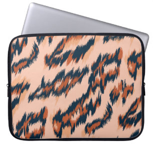 Luipaard Print: Textiel naadloos ontwerp. Laptop Sleeve