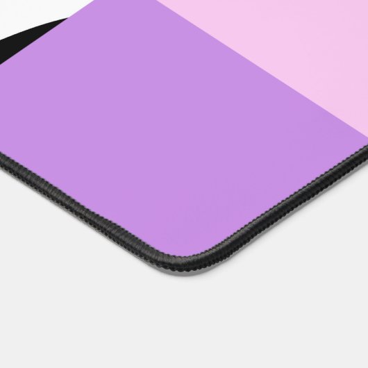 Luipaard Print, Zebra Print, Paarse, Jouw naam Bureaumat (Hoek)