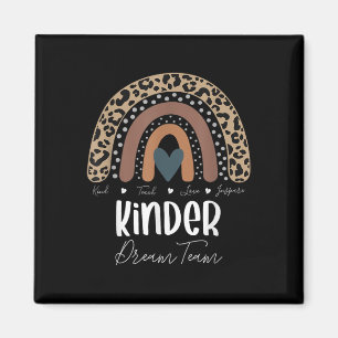 Luipaard Regenboog Leraar Leerling, Kinder Droom T Magneet