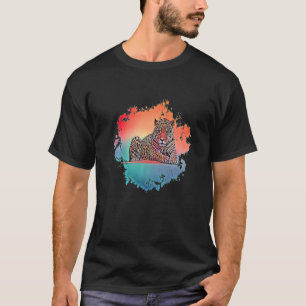 Luipaard Roofdier Grote Katachtige Dier Afrika Kle T-shirt