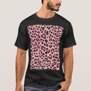 Luipaard skin: naadloze textuur t-shirt