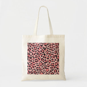 Luipaard skin: naadloze textuur tote bag