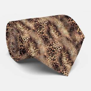 Luipaard Skin Patroon Stropdas