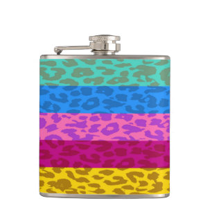 Luipaard Skin Retro Patroon 9 Heupfles