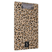 Luipaard, spuiten, bruine luipaard, monogram klembord (Rechts)