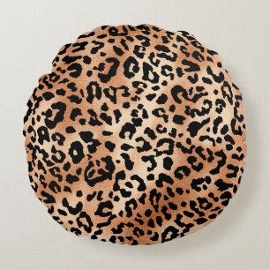 luipaard. Stijlvol design met luipaard Rond Kussen