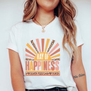 Luipaard Sunburst “Straal van Geluk”,Zomer Dames T-shirt