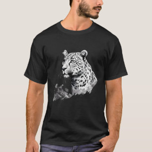 Luipaard Tekening Kunstwerk Natuur Wilde Dieren Sa T-shirt