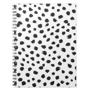 Luipaard textuur: naadloos patroon. notitieboek