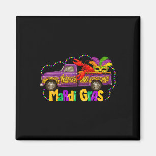 Luipaard Truck Crawfish Jester Kralen Grappig Magneet