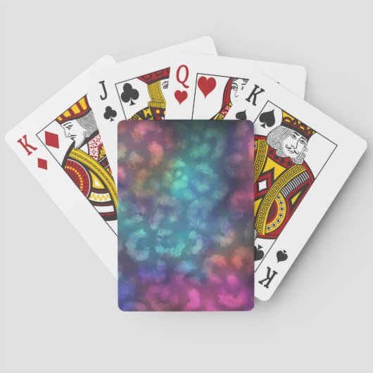 Luipaard Verf Serie Ontwerp 6 Pokerkaarten (Achterkant)