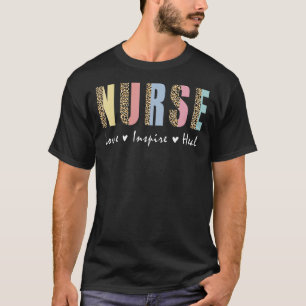 Luipaard Verpleegster Leven Verpleegkundige Studen T-shirt